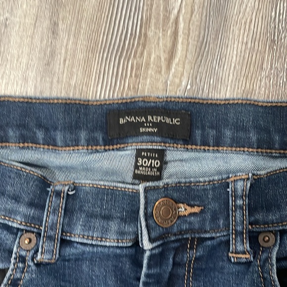 Banana Republic skinny dark jeans, size 30 - Picture 2 of 2